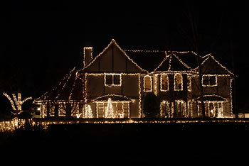 Outdoor Christmas Lighting by Pt Pleasant Tree Service